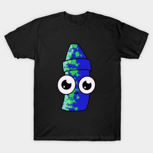 Crayon Buddy Blue & Green T-Shirt